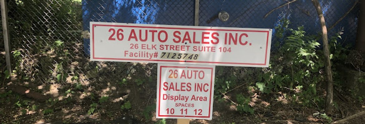 26 Auto Sales Inc